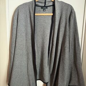 PLUS SIZE (3X)_Alfani Business Casual Jacket (Black/White)